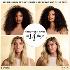 Shiny, smoother hair after Pantene Pro-Vitamin Essence use.