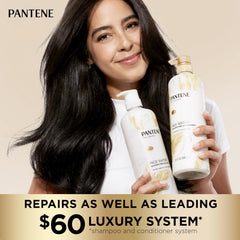 Pantene Rice Water Shampoo cabello con volumen y cuerpo tras cada lavado