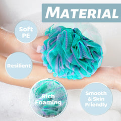 Panxxsen color variations loofahs show vibrant options for family members and easy daily distinction.