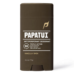 PAPATUI desodorante triple acción barra envase visible para uso diario.