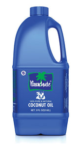 Parachute Aceite de Coco 100% puro en botella, aroma natural para uso diario.