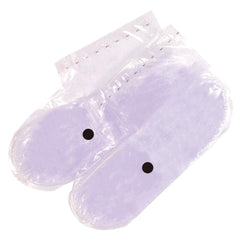 Paraffin Wax Works lavender foot peel socks deliver spa-quality moisture at home.