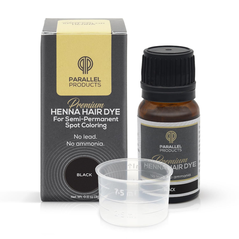 Parallel Products Spot Color Henna Kit with mixing dish for precise grey coverage.
