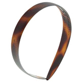 Parcelona diadema francesa ancho 2 cm en celuloide tortuga marrón para uso diario cómodo.