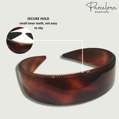 Parcelona 1-inch width headband provides steady support and lightweight comfort.