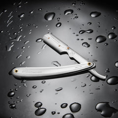 Close view of rounded blade exposure on Parker SR1.