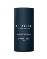 Particle Gravité Deodorant bottle front for daily, confident freshness.