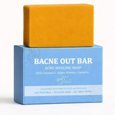 PARWENE Bacne Out Bar jabon curcuma con arbutina y vitamina C limpia y nutre la piel.