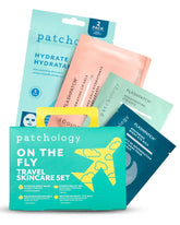 Patchology On The Fly: empaque compacto para viaje, ideal para mantener la piel hidratada.