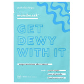 Patchology Moodmask Get Dewy With It, empaque visible, ideal para hidratación rápida.