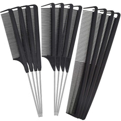Patelai 12-piece parting combs for braids provide precise sectioning for neat styles.