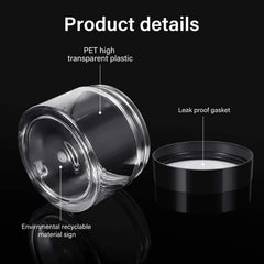 Patelai foam liner seal ensures airtight protection for creams and oils.