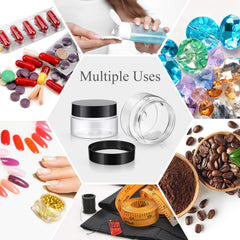 Patelai clear PET container highlights contents for quick organization.