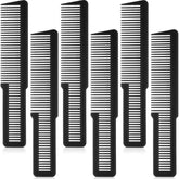 Patelai flat-top black barber comb for precise top cuts.