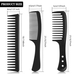 Patelai detangling comb for hair care with carbon fiber, helps detangle knots gently