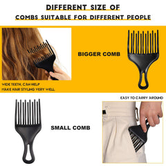 Patelai double fist hair lift comb small for precise styling and portable touch-ups