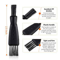 Patelai double-sided shaver cleaning brush with short and long bristles for versatile cleaning.