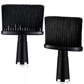 Patelai neck duster brush in black, front view for post-cut cleanup.