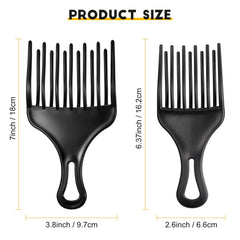 Patelai plastic Afro pick detangle wig for smooth curls