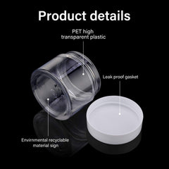 Patelai wide-mouth design enables easy filling and cleaning for 2oz jars