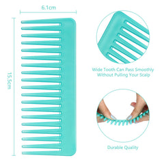 Patelai wide tooth comb curly-hair-use smooths wet or dry hair.