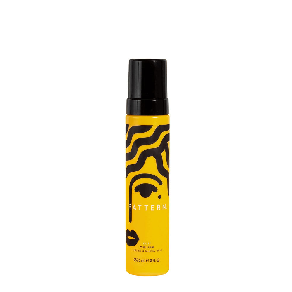 PATTERN Curl Mousse bottle showcasing lightweight volume for curls