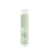 Paul Mitchell Clean Beauty Anti-Frizz Shampoo bottle front highlights smoothing for textured hair.