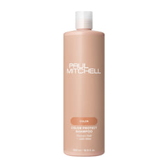 Paul Mitchell Color Protect Shampoo: botella frontal destaca protección del color.