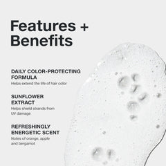 Paul Mitchell Color Protect Shampoo: textura cremosa lista para uso diario.