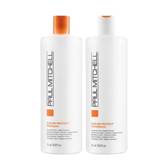 Paul Mitchell Color Protect Conditioner bottle—detangles and seals color for smooth, hydrated hair.