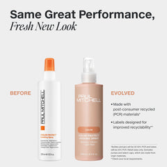 Paul Mitchell Color Protect Locking Spray, aplicación en pelo que mejora la retención del color.