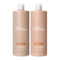 Paul Mitchell Color Protect Shampoo bottle—UV shield and shine benefits for color-treated hair.