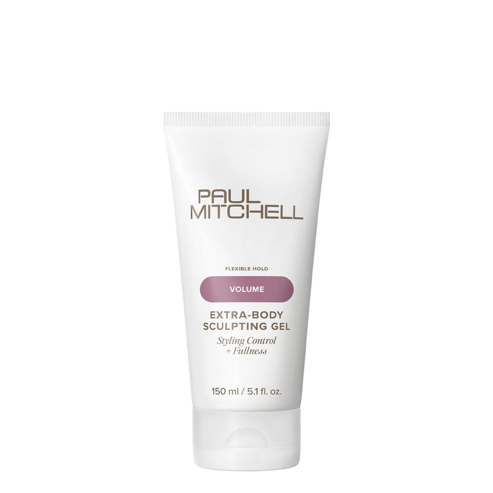 Paul Mitchell Extra-Body Gel envase visto de cerca para facilitar la aplicación diaria