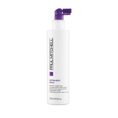 Paul Mitchell Extra-Body Root Boost bottle showing root lift for fine hair.