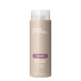 Paul Mitchell Extra-Body Shampoo: botella clara, volumen para cabello fino.