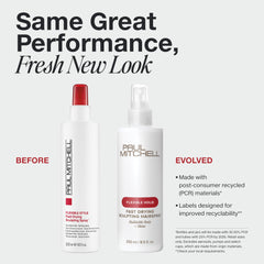 Dispensing nozzle detail on Paul Mitchell hairspray for even application