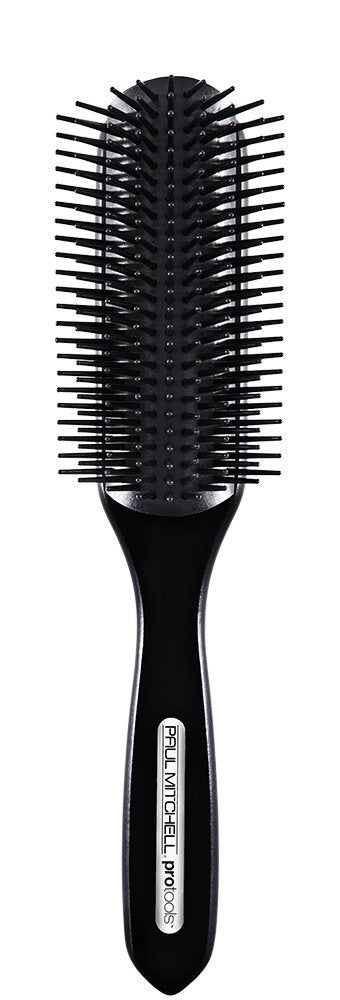 Paul Mitchell Pro Tools 407 styling brush with rounded design for smooth, tangle-free styling.