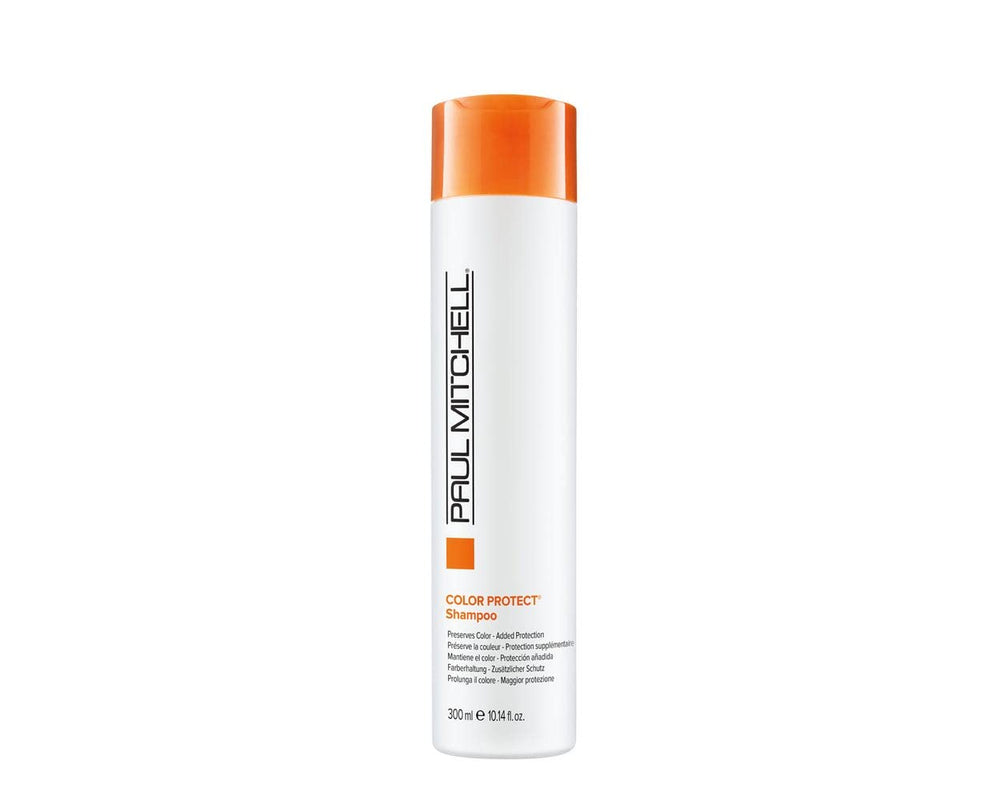 Paul Mitchell Champú de protección de color: botella que protege el color y aporta brillo.