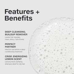 Product shot of Paul Mitchell Shampoo Two showing clarifying action