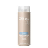 Acondicionador Paul Mitchell en botella, hidrata el cabello seco