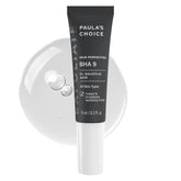 Paula's Choice BHA 9 spot treatment bottle focusing on pore refinement and exfoliation