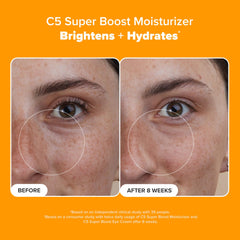 Paula's Choice C5 packaging box detail emphasizing antioxidant protection.