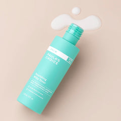 Close-up of the Calm Nourishing Milky Toner swirl highlights lightweight hydration for sensitive skin