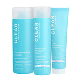 Paula's Choice Clear Regular Strength Acne Kit packaging shown for a complete routine