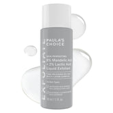 Paula's Choice exfoliante facial liquido, enfoque mandelico, exfoliacion suave para tono uniforme.