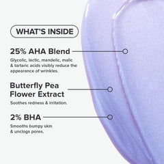 Paula's Choice Skin Perfecting peel with spatula illustrates weekly resurfacing