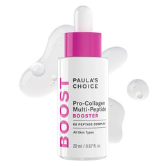 Paula's Choice pro-collagen booster bottle ready for daily firming support.