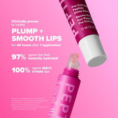 Paula's Choice Pro-Collagen Peptide Gloss Lip Balm demonstrates hydration