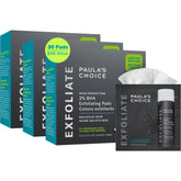 Paula's Choice Skin Perfecting 2% BHA pads in packaging for convenient exfoliation