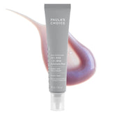 Paula's Choice Skin Perfecting peel bottle on a vanity, suggesting brighter, even skin